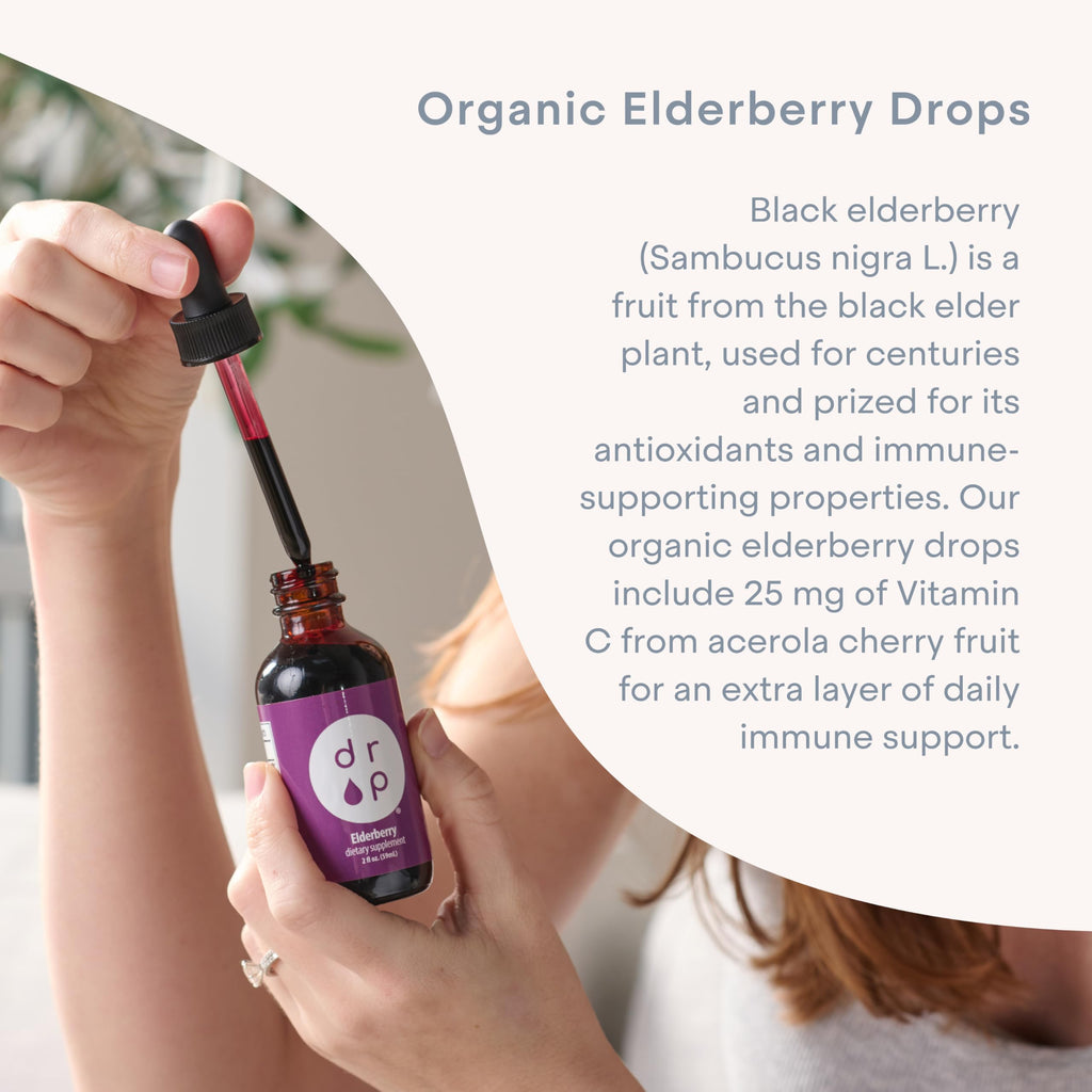 D R P Drop Elderberry Liquid Drops with Vitamin C - 2 fl oz - image 4
