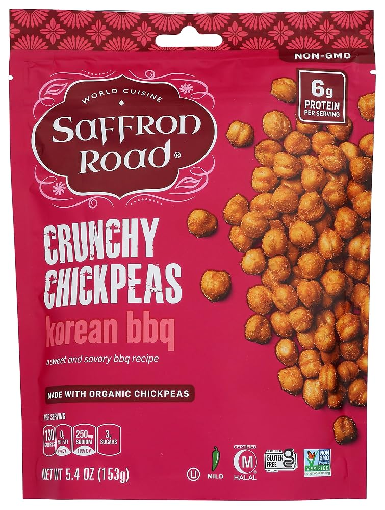 Saffron Road Korean BBQ Crunchy Chickpea Snack - 6oz