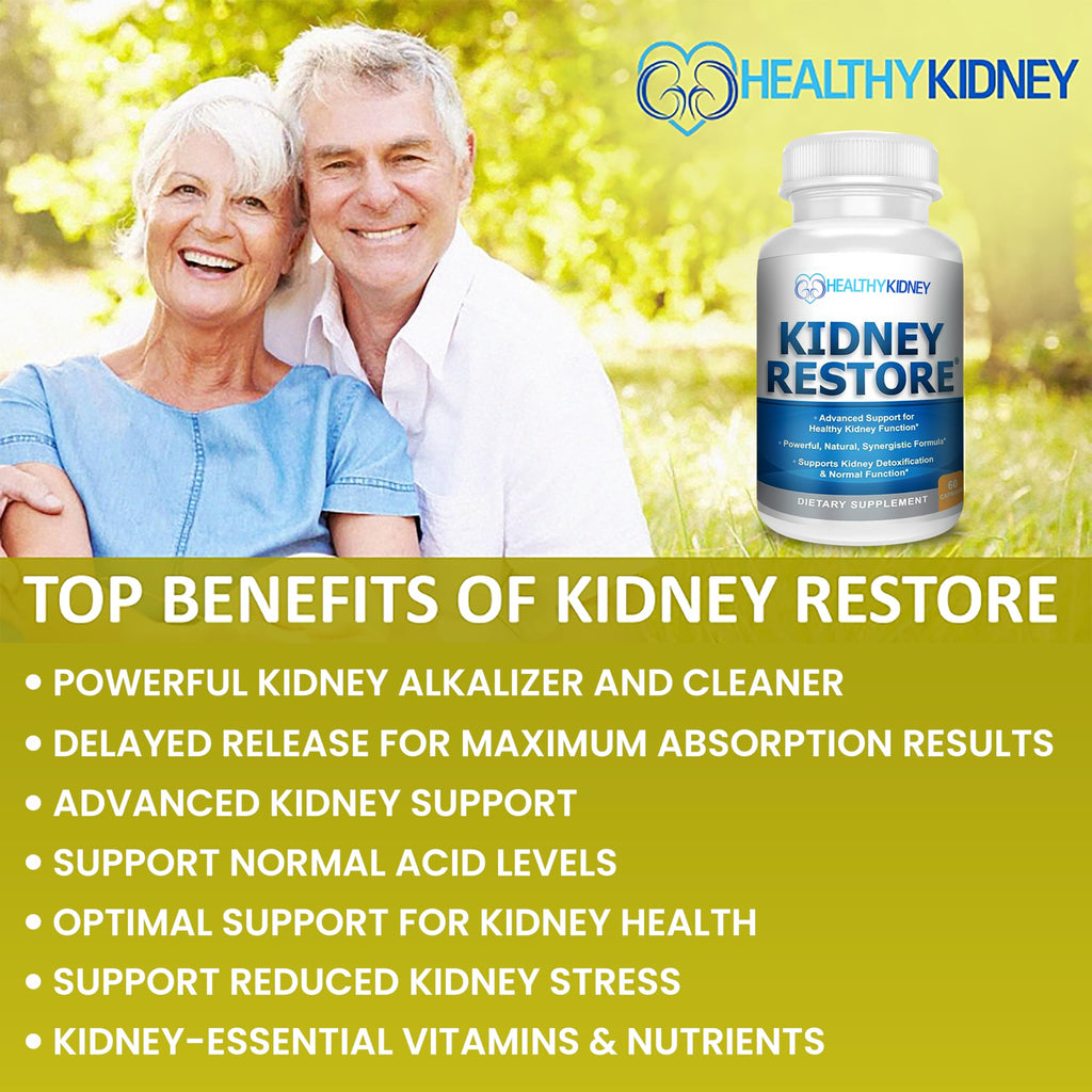 Kidney Restore Kidney Support Supplement - 60 Capsules - image 3