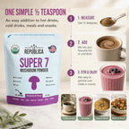 LRLA Superfoods Super 7 Mushroom Powder Blend - 3 oz - image 5