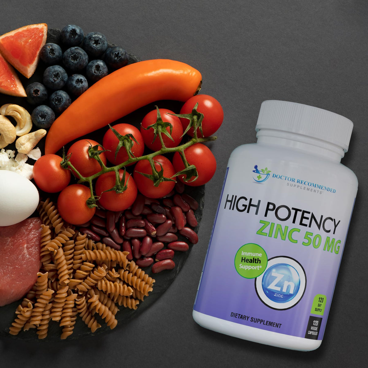 Doctor Recommended Supplements Zinc Picolinate 50mg - 120 Vegetarian Capsules - image 4