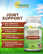aSquared Nutrition Glucosamine Chondroitin MSM Boswellia Joint Support - image 3
