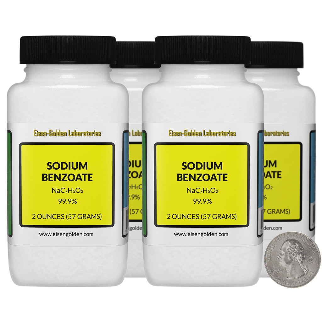 Eisen-Golden Laboratories Sodium Benzoate 99.9% USP Food Grade - 8 oz