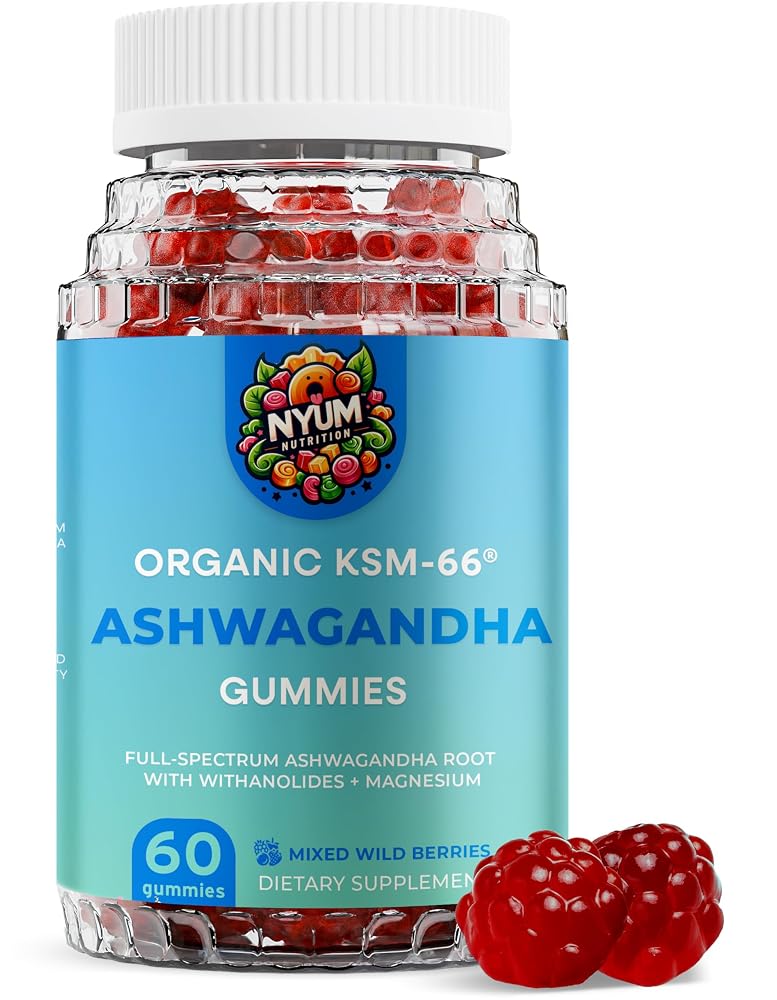 FUCOIDAN FORCE Organic KSM-66 Ashwagandha Gummies - 180 Count - image 2