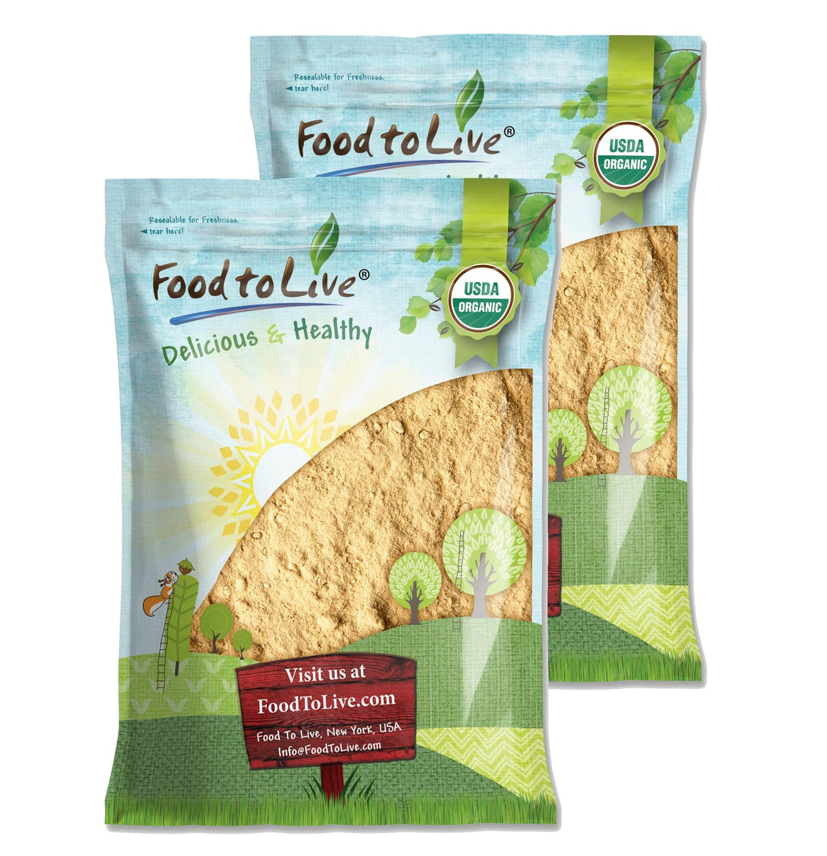 Food to Live Organic Maca Powder Gelatinized