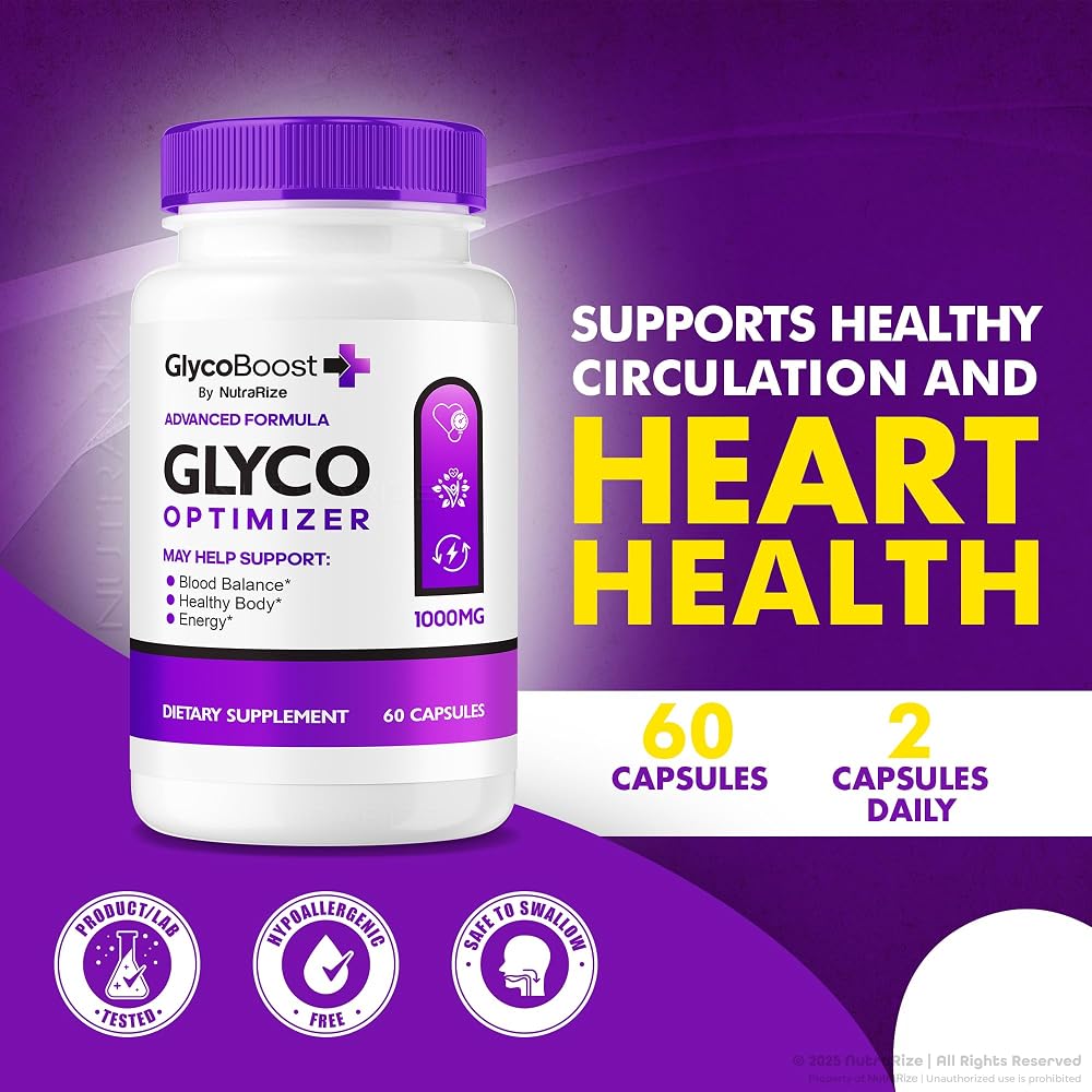 NutraRize GlycoBoost Blood Support Formula - 120 Capsules - image 3