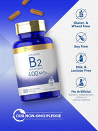 Carlyle Vitamin B-2 400mg Riboflavin - 180 Capsules - image 5