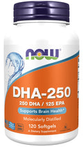 Now Foods DHA-250 50% DHA Softgels - 240 Count