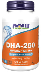 Now Foods DHA-250 50% DHA Softgels - 240 Count