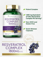 Carlyle Resveratrol Complex - 180 Capsules - image 4