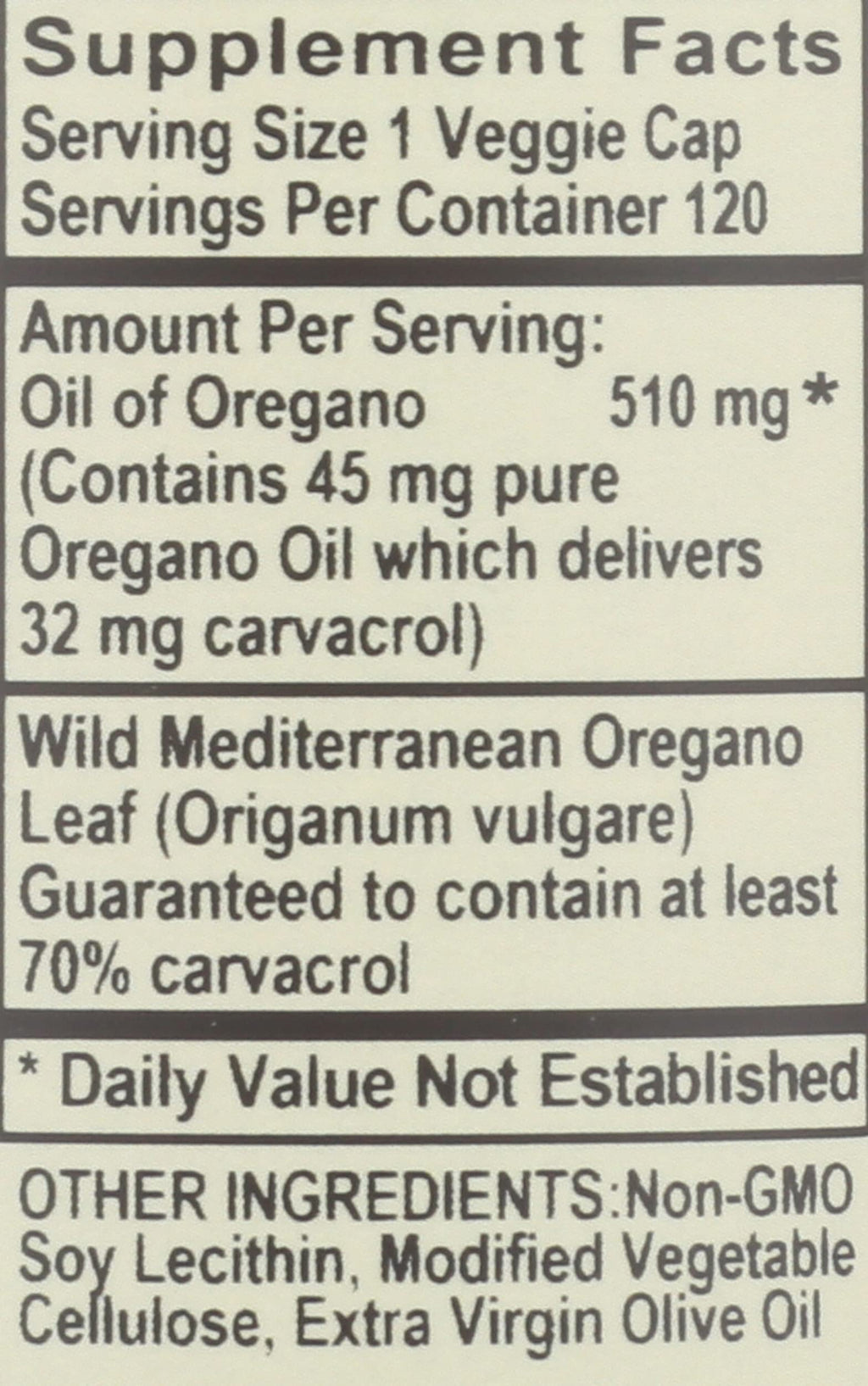 Vitality Works Oregano Oil Herbal Supplement - 120 Capsules - image 4