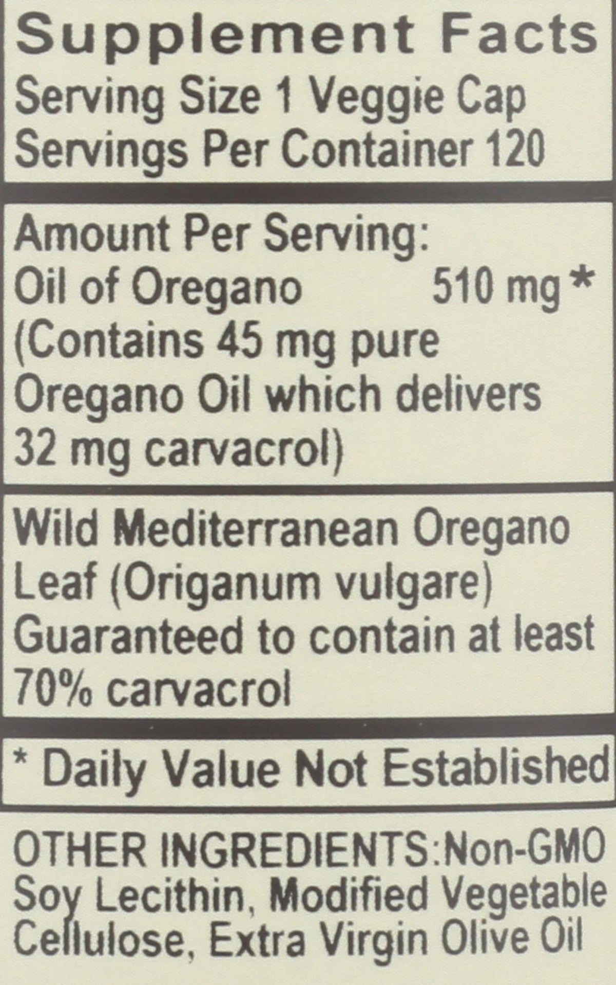Vitality Works Oregano Oil Herbal Supplement - 120 Capsules - image 4