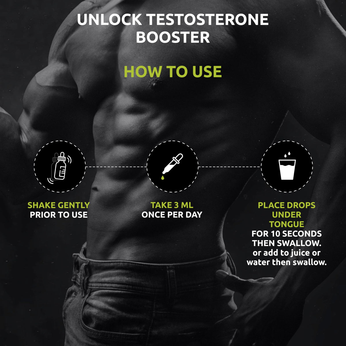 Ultra6 Nutrition Testosterone Booster Liquid Drops - 2 Fl Oz - image 3