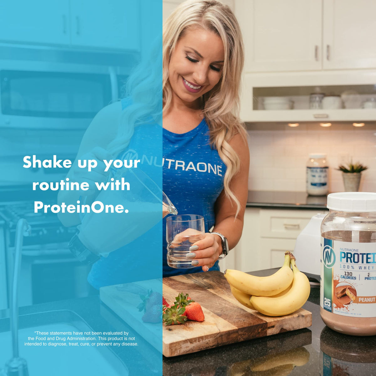 NutraOne ProteinOne Whey Protein Powder