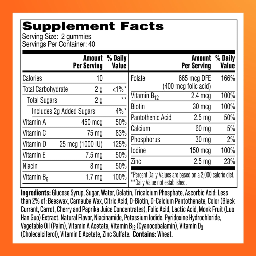 One A Day Women’s Multivitamin Gummies Set
