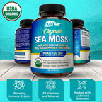NutriFlair Organic Sea Moss 1600mg - 120 Vegetarian Capsules - image 3