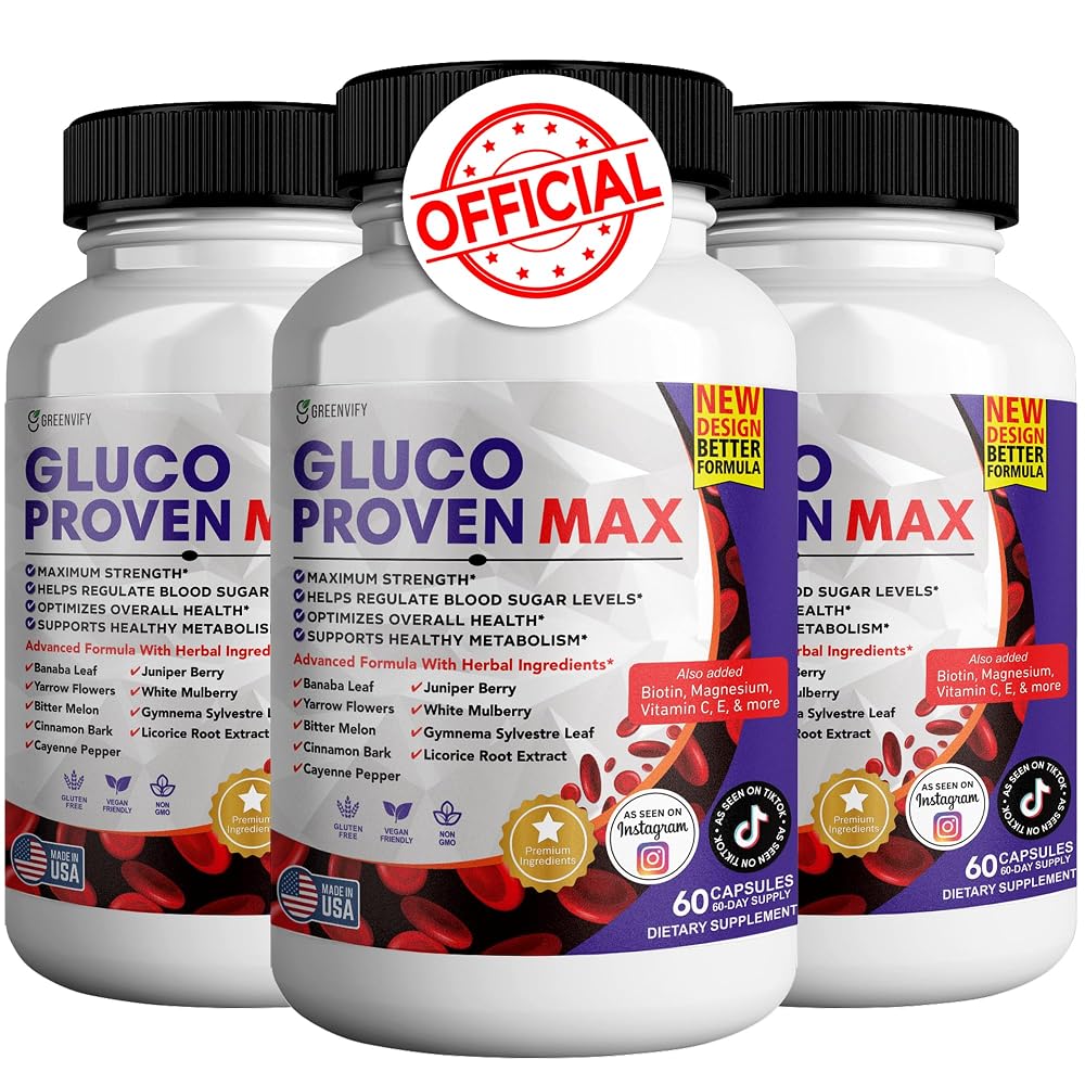 GREENVIFY Gluco Proven Max