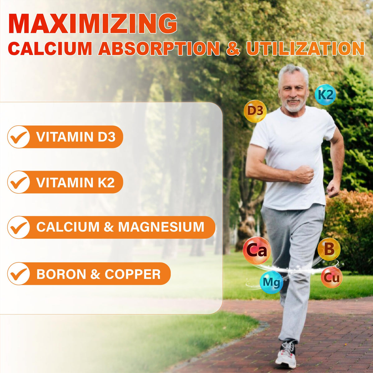 Maennyliy Calcium 1200 mg with Vitamin D3 Gummies - 120 Count - image 4