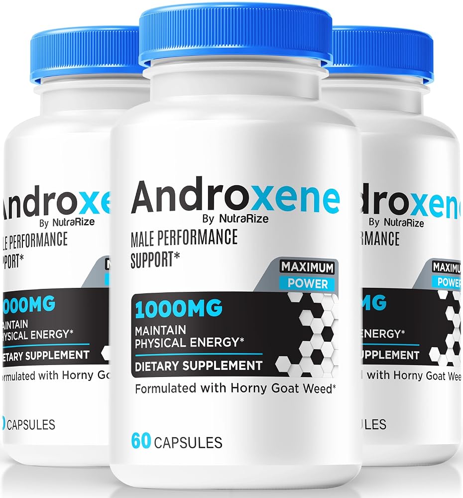 NutraRize Androxene Pills for Men Energy & Stamina - 180 Capsules