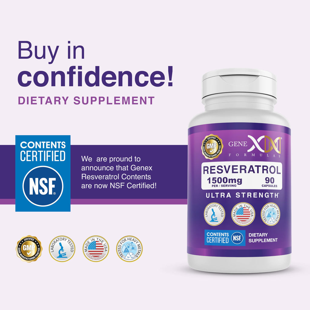 Genex 1500mg Resveratrol