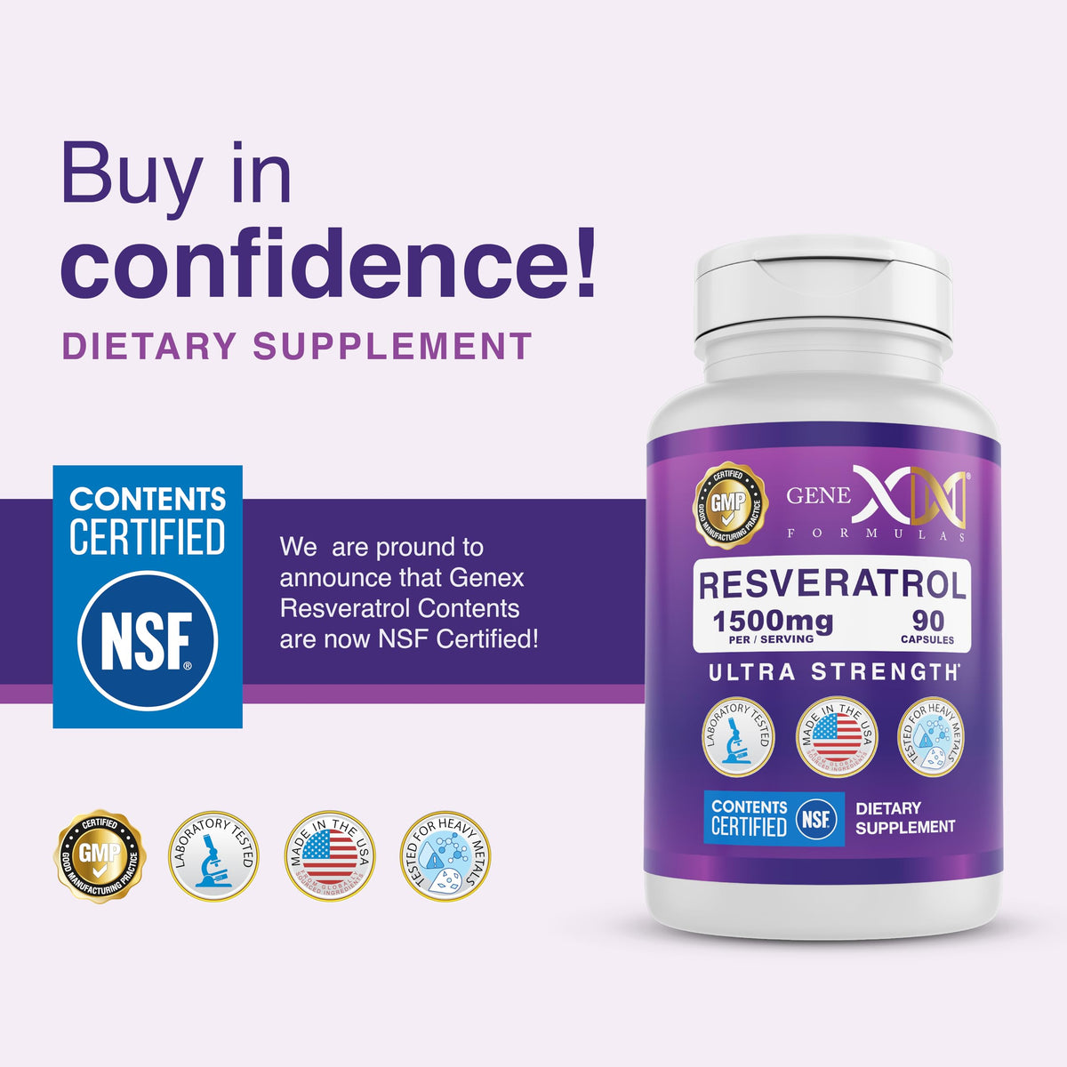 Genex 1500mg Resveratrol