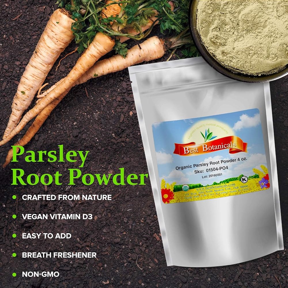 Best Botanicals Parsley Root Powder - 4 oz. - image 2