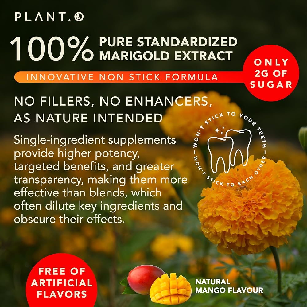 PLANT.O NUTRITION Lutein and Zeaxanthin Eye Vitamins - 30 Gummies - image 3
