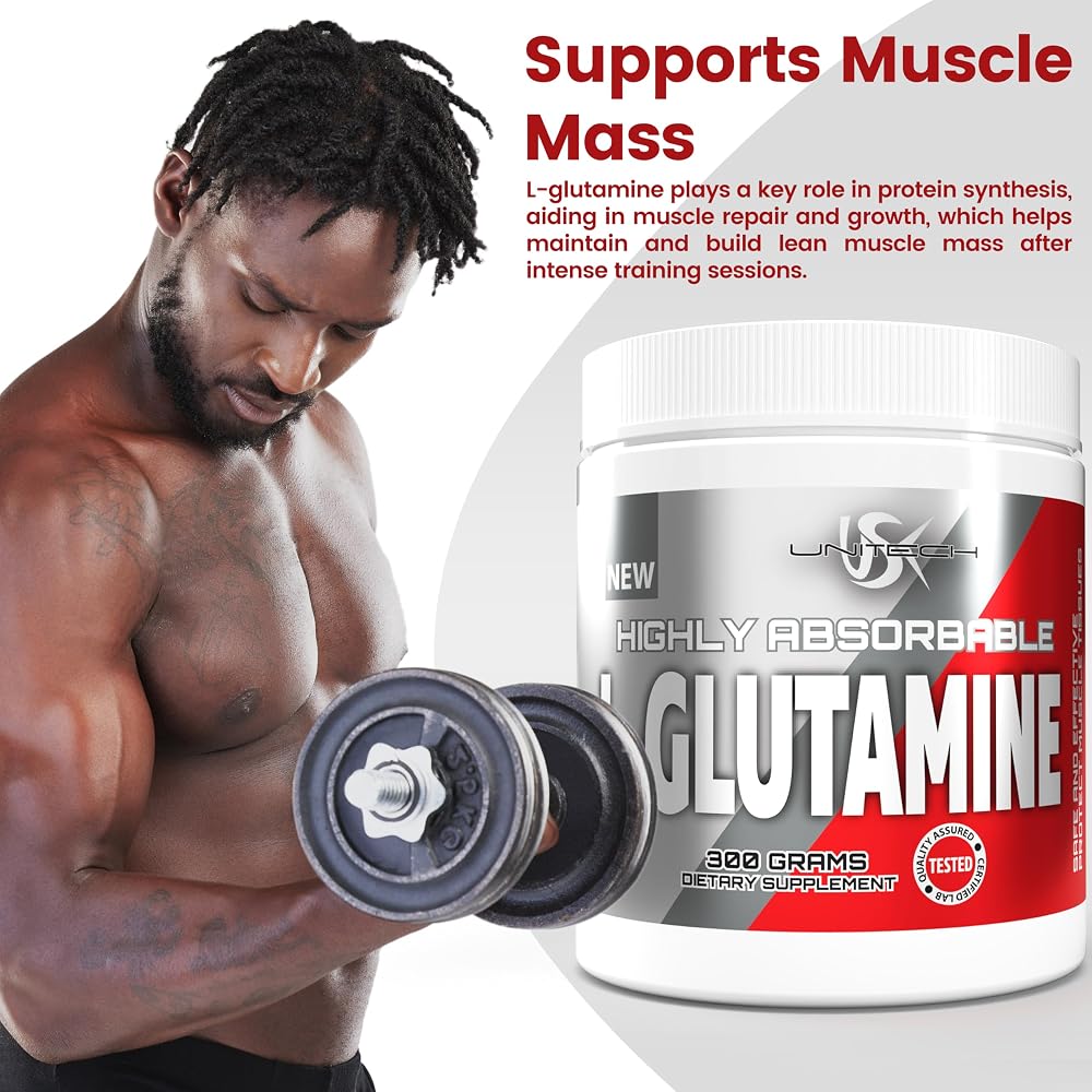 USK L-Glutamine Amino Acid Powder for Muscle Recovery - 300g - image 5