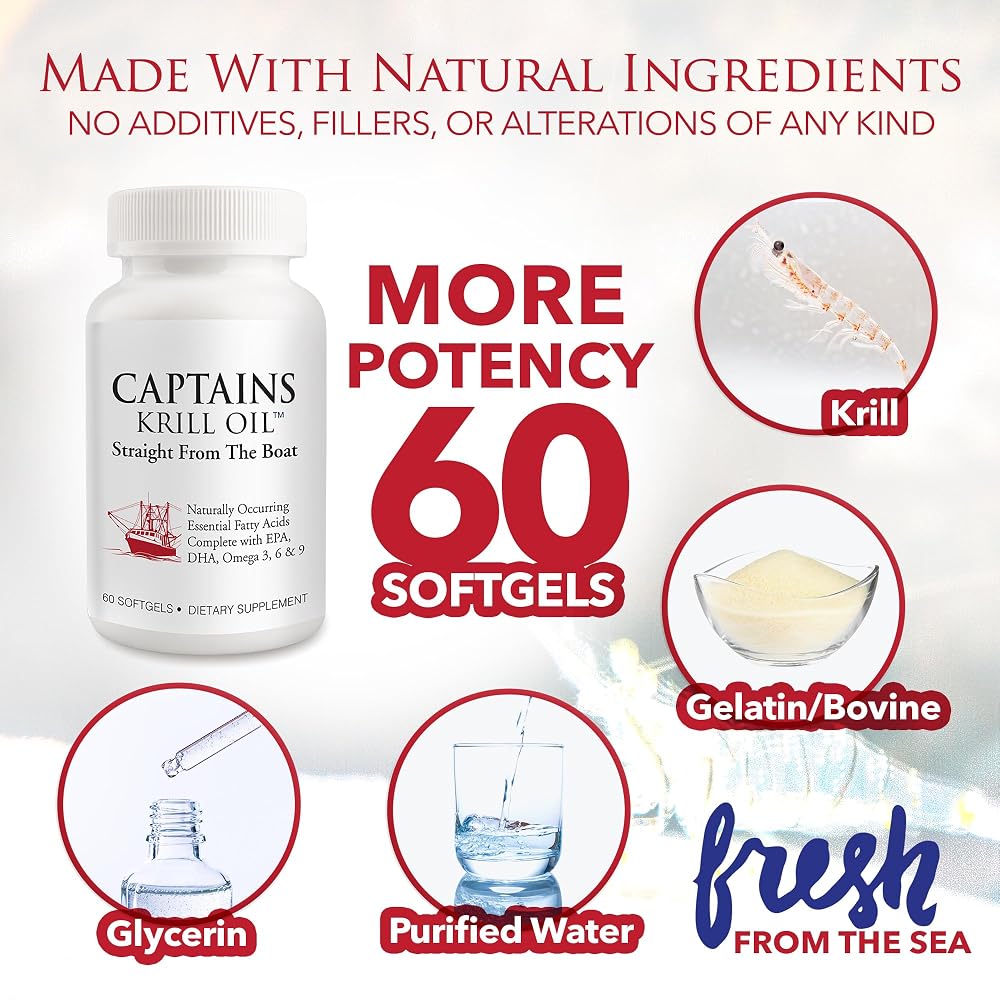Captains Pure Antarctic Krill Oil 1000mg - image 6