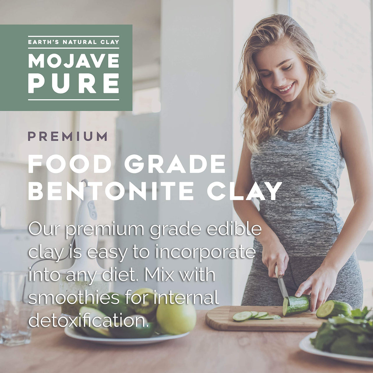 Earth's Living Calcium Bentonite Clay Powder