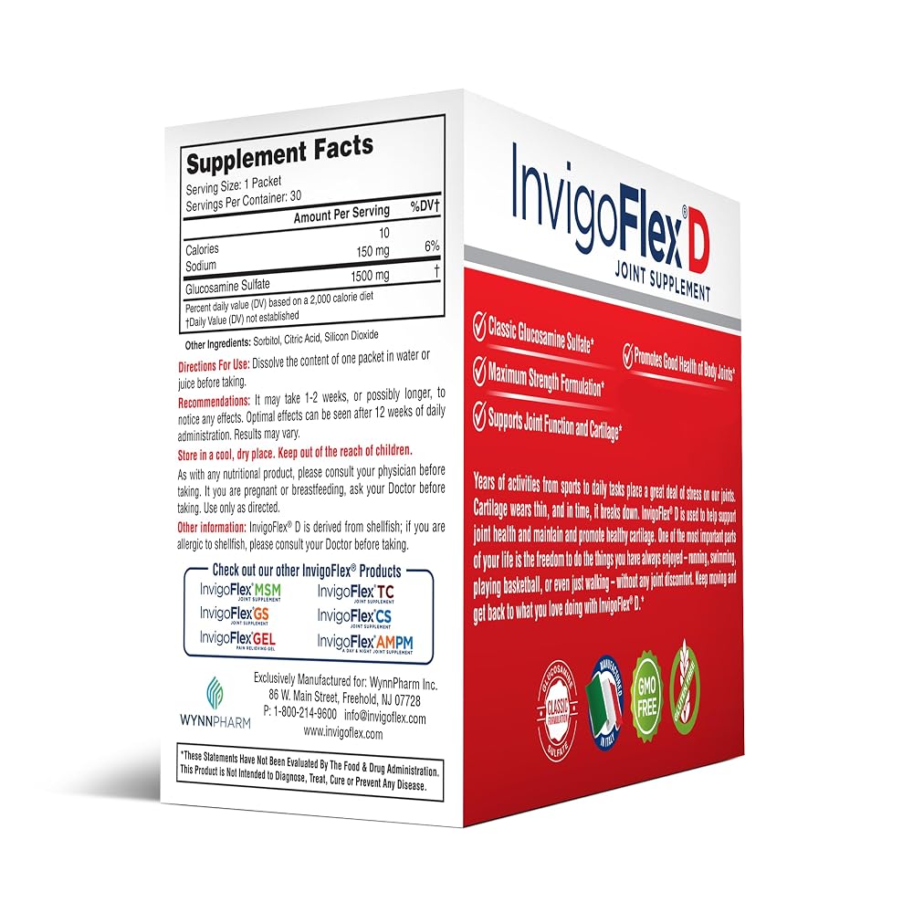 INVIGOFLEX® D - 1500mg of Glucosamine Sulfate Powder (Classic - image 7