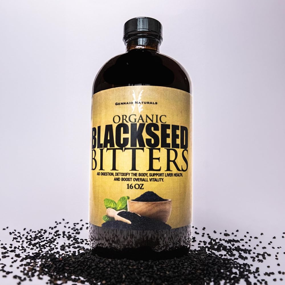 GENNAIO NATURALS Organic Black Seed Bitters - 16 fl oz