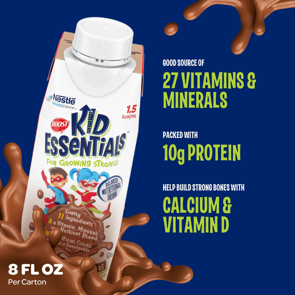 BOOST KID ESSENTIALS 1.5, 8 Fl oz (Pack of 24)