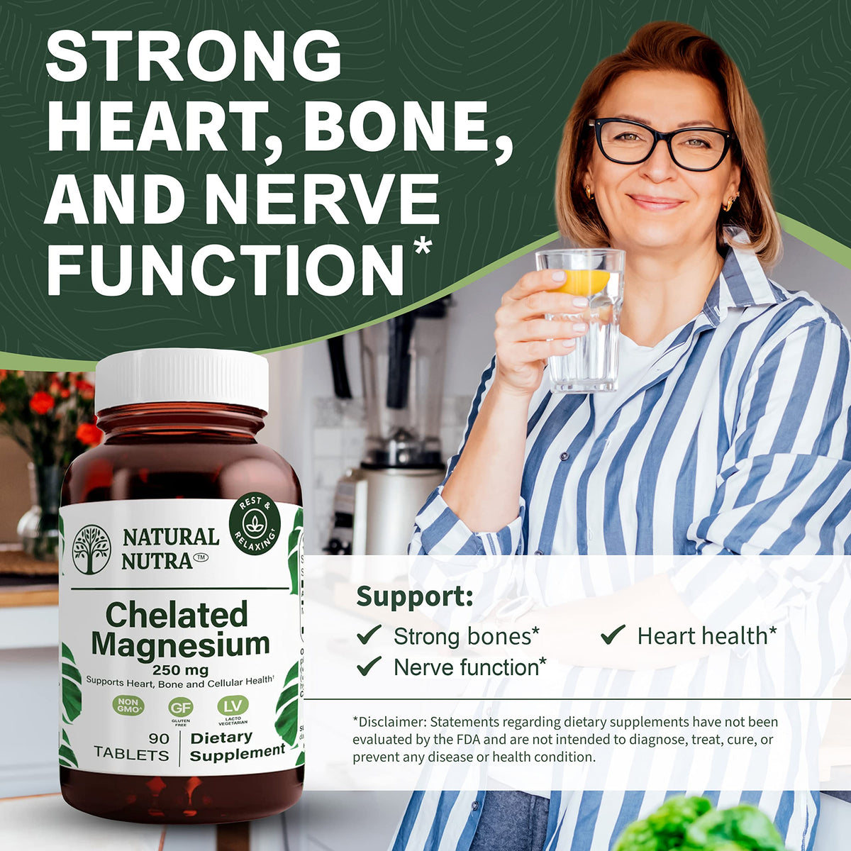 Natural Nutra Chelated Magnesium Oxide Supplement Parent
