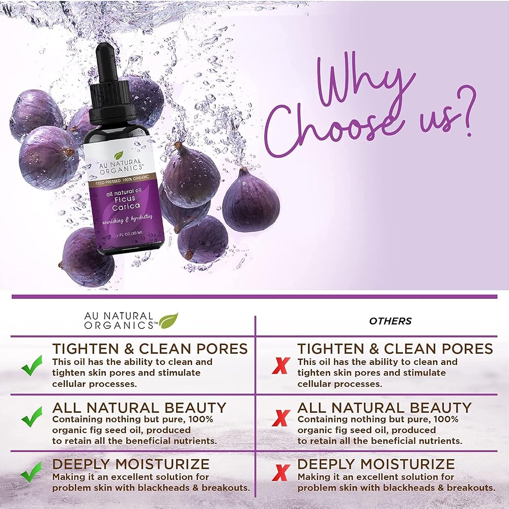 Au Natural Organics Fig Seed Oil for Skin - 30ml - image 3