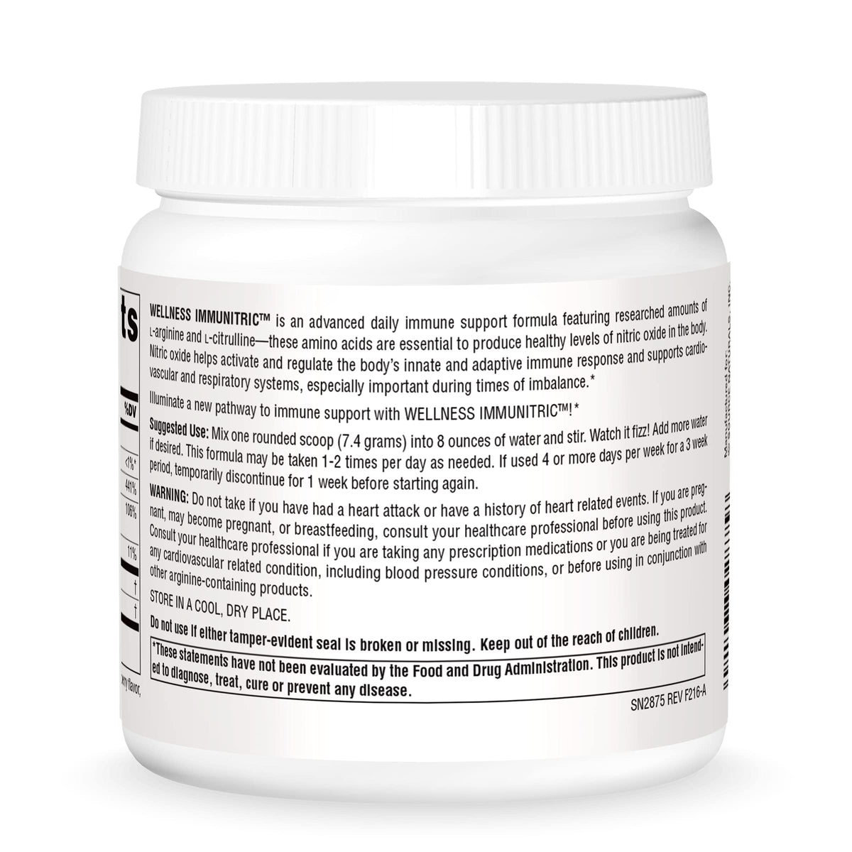 Source Naturals Immunitric Nitric Oxide Booster Powder - 8 oz - image 2