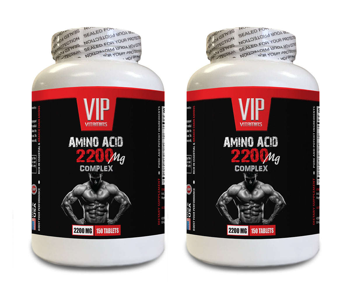 VIP Supplements Amino Acid 2200 MG Complex - 300 Tablets