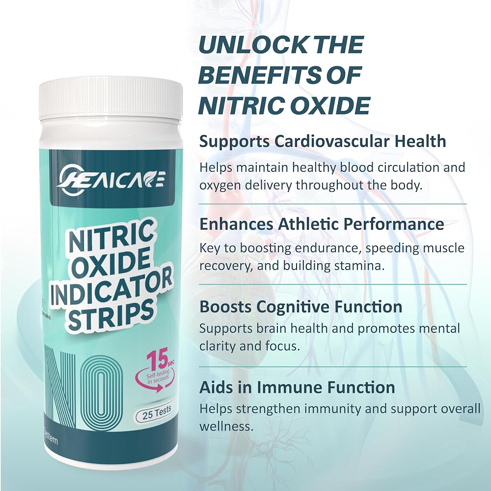HealCare Nitric Oxide Test Strips for Cardiovascular Health - 25 Count - image 2