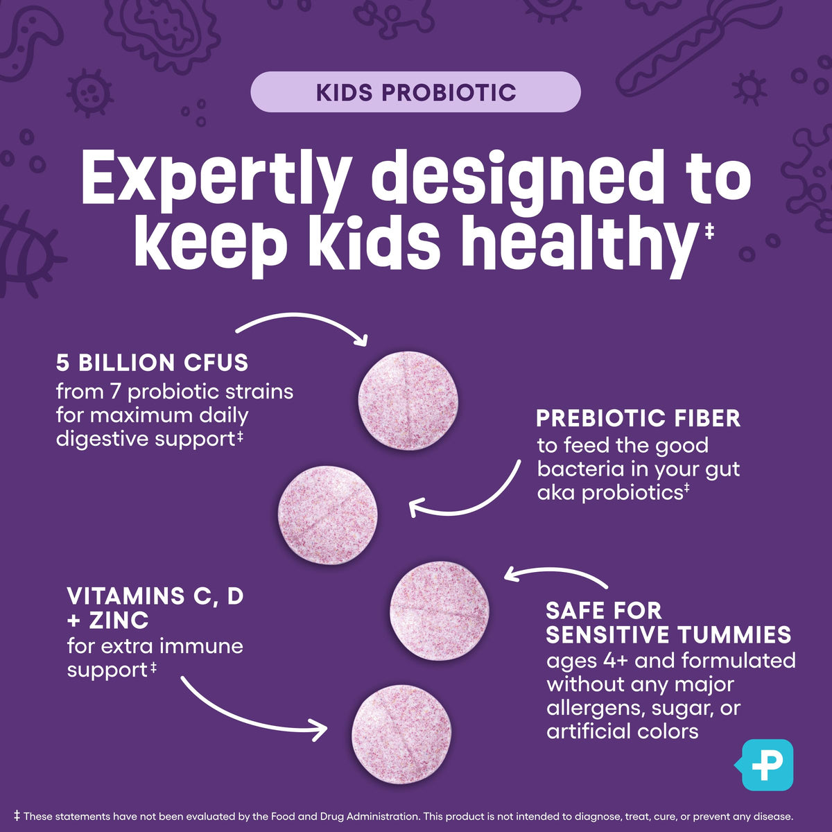 Physician's CHOICE Probiotics for Kids - 5 Billion CFU - 30 Chewables - image 4