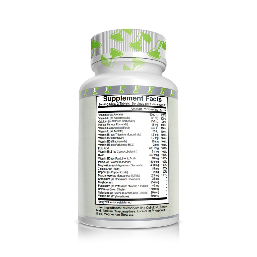 Natural Med Lab Multi-Vitamin & Minerals - 60 Tablets - image 2