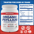 Yerba Prima Organic Psyllium Whole Husks Colon Cleanser - 20 oz - image 2