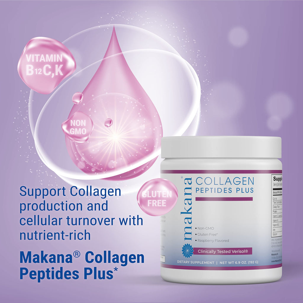 Makana Collagen Peptides Plus Powder with Verisol - 30 Servings - image 6