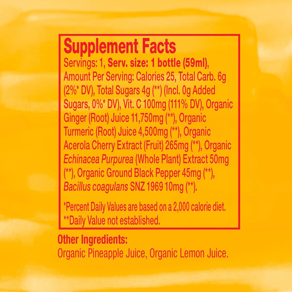 Vive Organic Immunity Boost 0 Immunity Wellness Shot