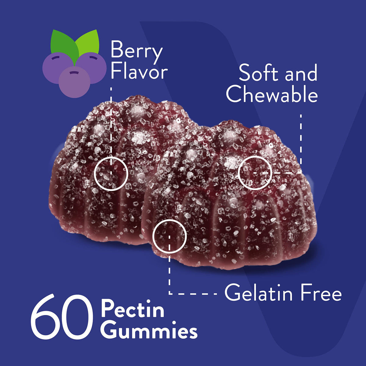 Viteey Ashwagandha Gummies with Ginseng & Lemon Balm - 60 Gummies - image 3