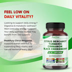 PeakPury Citrus Bergamot 10-in-1 Formula Liver Support - 150 Capsules - image 2
