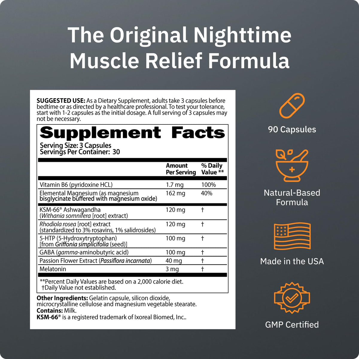 SaltWrap Mag R&R Nighttime Muscle Cramp Relief - 90 Capsules - image 3