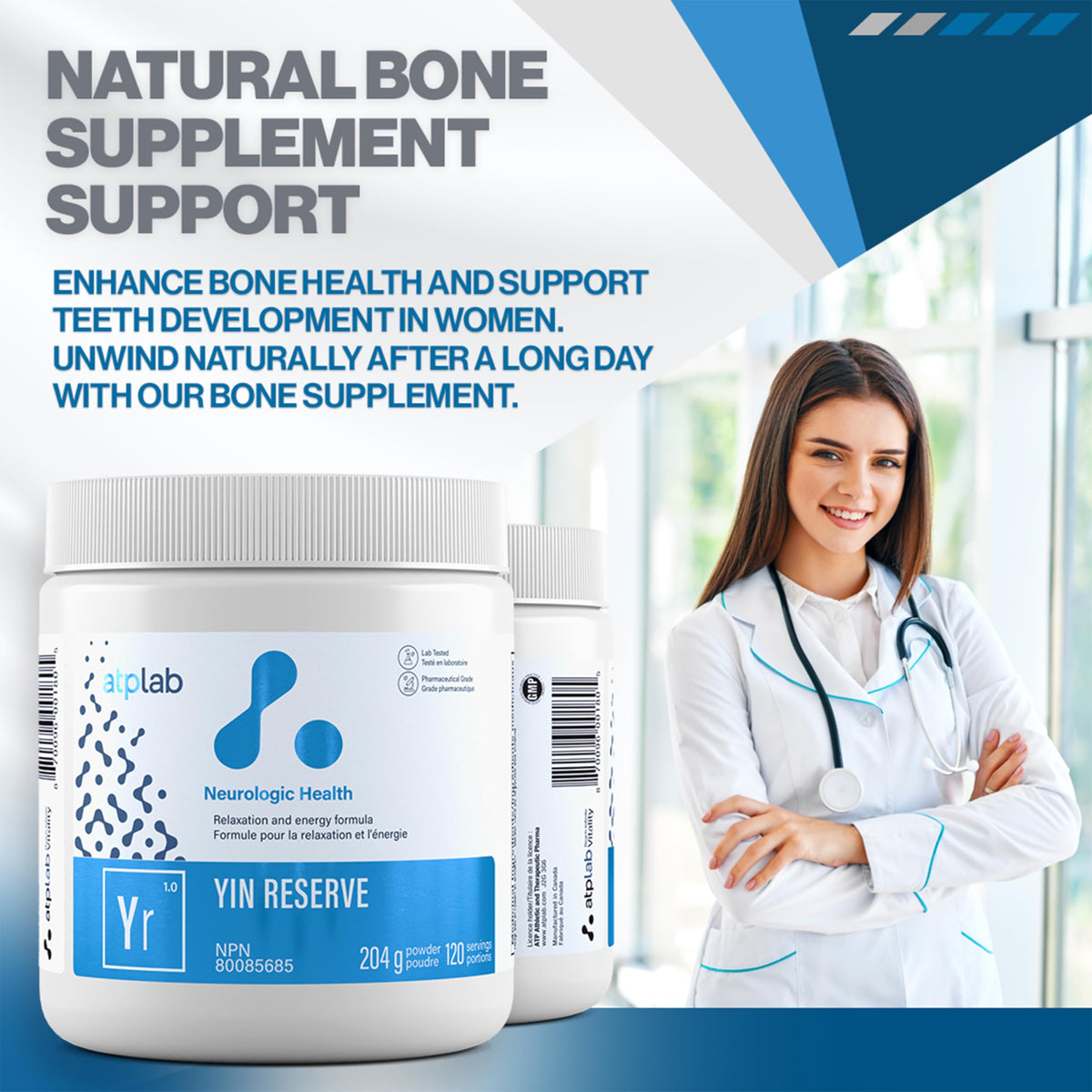 ATP LAB Yin Reserve Relaxation and Energy Powder - 120 Servings - image 6