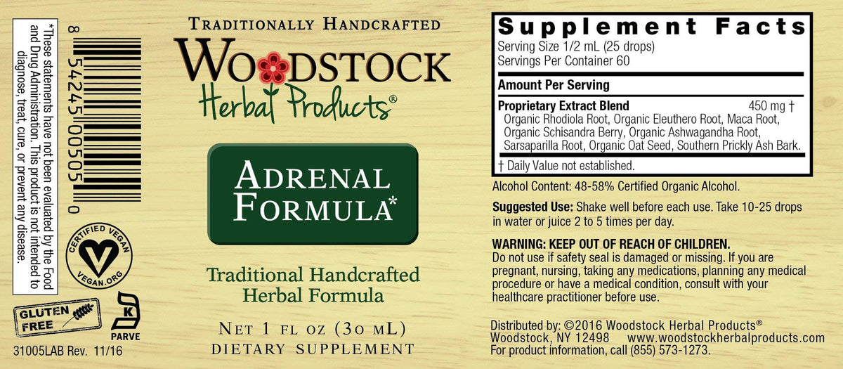 Woodstock Herbal Products Adrenal Formula - 1 Fl Oz - image 2