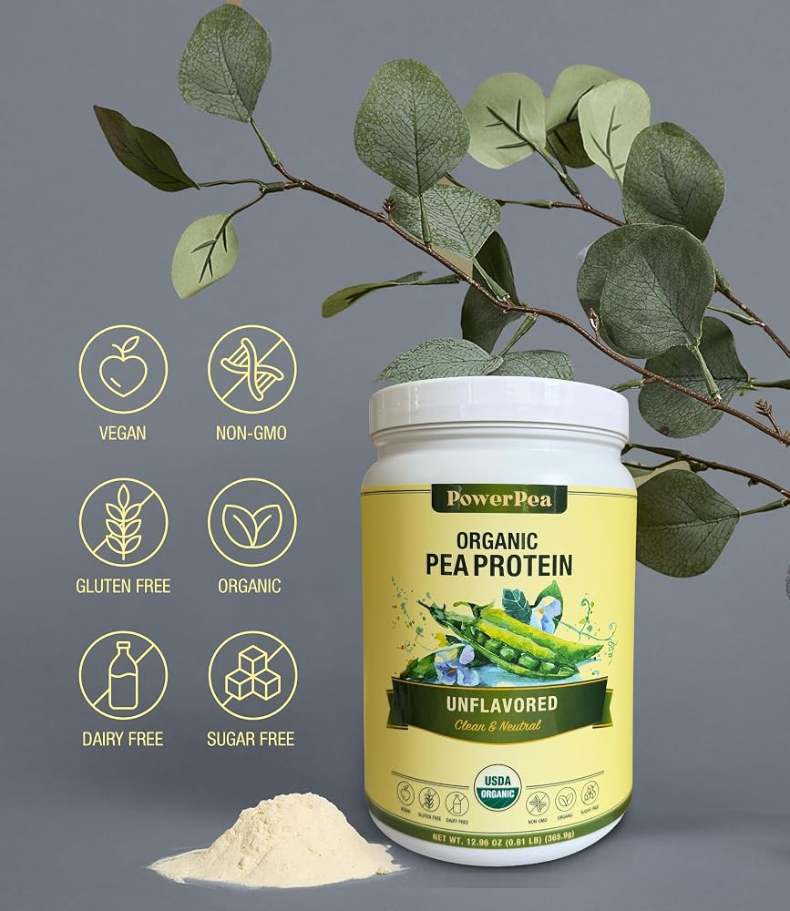 POWER PEA Plant Based Vegan Protein Powder - 12.96 oz - image 6