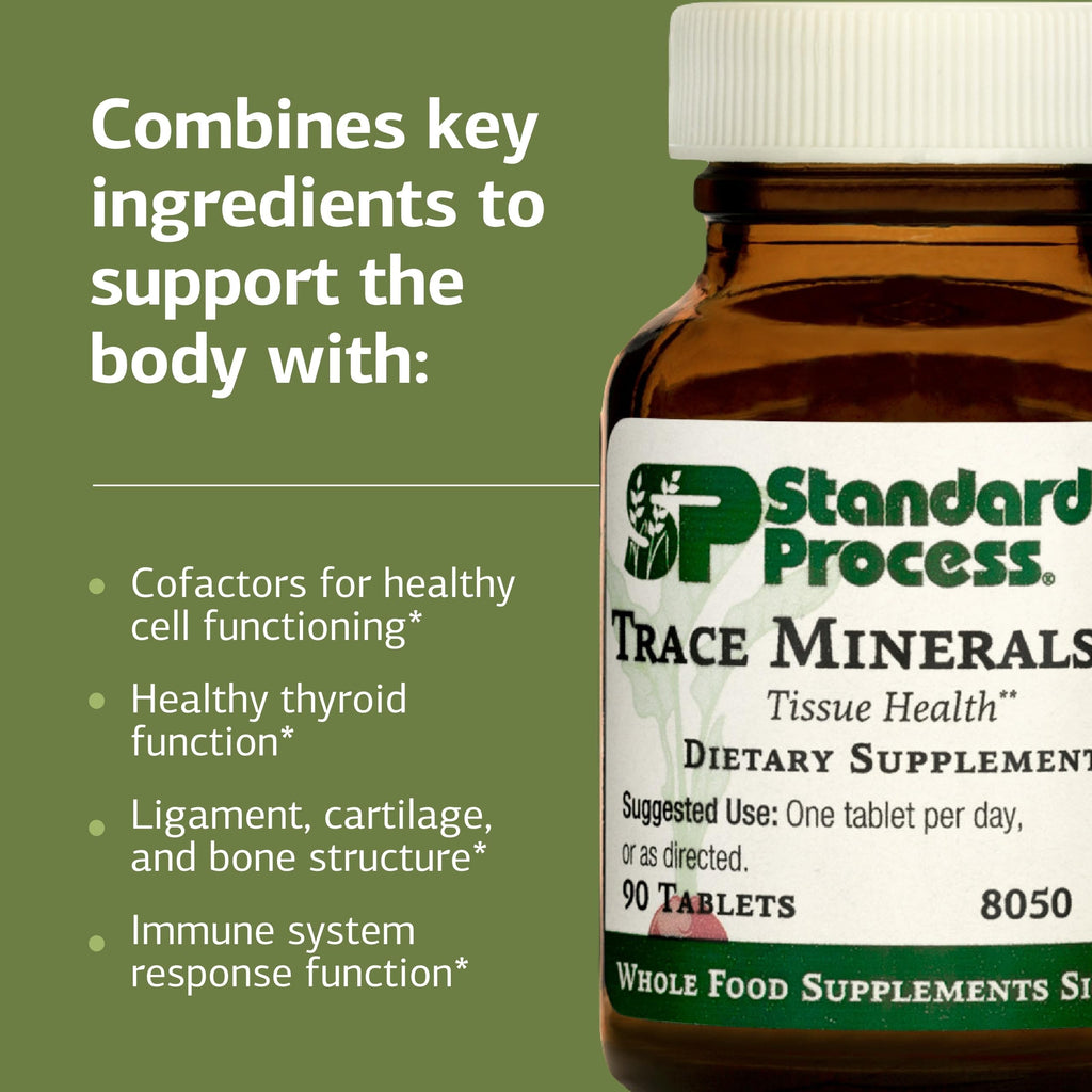 Standard Process Trace Minerals-B12 Supplement - 90 Tablets - image 4